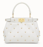 PEEKABOO XS Leather Mini-Bag - Black, Red, Pink, White