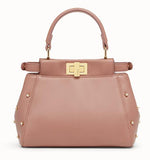 PEEKABOO XS Leather Mini-Bag - Black, Red, Pink, White