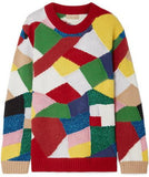 Color-Block Knitted Sweater