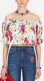 Floral Printed Off-Shoulder Top