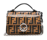 Double Micro Logo Print Baguette