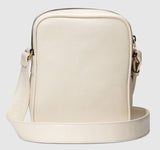 Print Messenger Bag, White