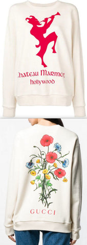 Sweatshirt with Chateau Marmont Print