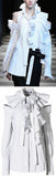 Ruffled Open-Shoulder Shirt