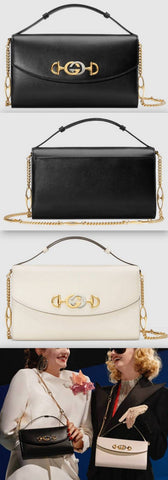 Zumi Smooth Leather Small Shoulder Bag - Black or White | DESIGNER INSPIRED FASHIONS