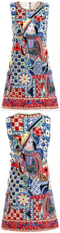 Embellished Queen of Hearts Mini Dress
