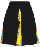 Baroque Pleated-Panel Mini-Skirt | DESIGNER INSPIRED FASHIONS