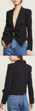 Bow-Front Blazer | DESIGNER INSPIRED FASHIONS