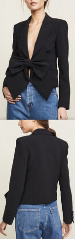 Bow-Front Blazer | DESIGNER INSPIRED FASHIONS