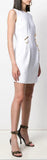 Pin-Clip Mini Dress, White | DESIGNER INSPIRED FASHIONS