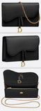 Saddle Calfskin Clutch