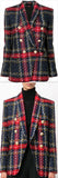 Tartan Tweed Blazer