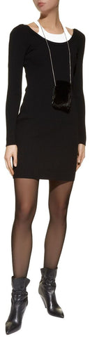 Ribbed Racerback Mini Dress