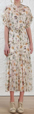 'Rife' Dandelion Long Dress