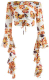 Floral Print Crop Top