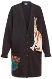Oversize Cardigan in William Morris Motif