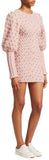 Fleeting Bauble Blouson-Sleeve Dress, Pink