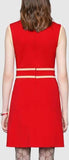 Contrasting Sleeveless Jersey Dress