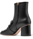 Marmont Fringed Logo-Embellished Leather Ankle Boots