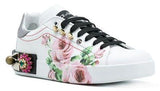 Rose Portofino Sneakers with Appliques