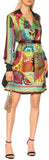 Printed Silk Dress | DESIGNER INSPIRED FASHIONS