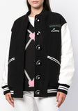 Love Embroidered Bomber Jacket