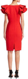 Ruffle Sheath Dress