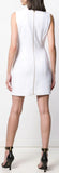 Pin-Clip Mini Dress, White | DESIGNER INSPIRED FASHIONS