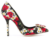 Daisy & Poppy Print Pumps