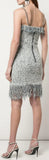 Fringed Tweed Mini Dress