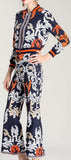 Printed Jacket & Flared Pant Set