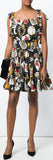 Playing Cards Print Dress