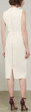 Sleeveless V-Neck Fitted Dress