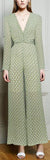 Polka Dot Silk-Blend Jumpsuit