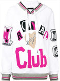 Patchwork Embroidered Hoodie
