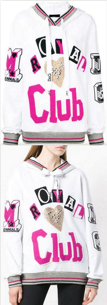 Patchwork Embroidered Hoodie