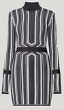 Mock Neck Bodycon Dress