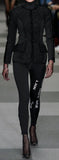 Black Tweed and Scuba Jacket