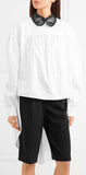 Lace Crotch-Collar Shirt | DESIGNER INSPIRED FASHIONS