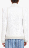 Embellished Military Jacket - White *Only a few left*