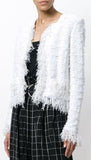 Fringed Tweed Jacket