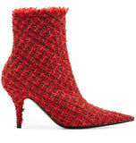 Tweed Ankle Boots