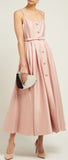 Crystal-Embellished Midi Dress, Pink | DESIGNER INSPIRED FASHIONS