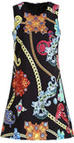 Jewel Print Mini Dress