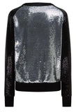 Bicolour Sequin Bomber Jacket