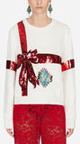 Sequin-Embellished Sweater