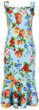 Floral Print Sundress, Blue