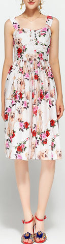 Dog & Rose Printed Dress