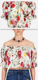 Floral Printed Off-Shoulder Top