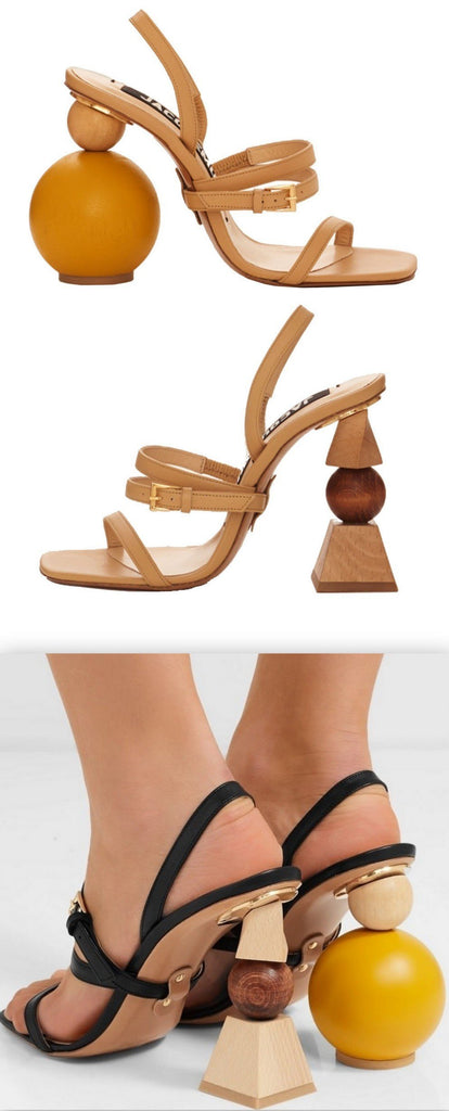 Bahia Leather Sandals - Beige or Black